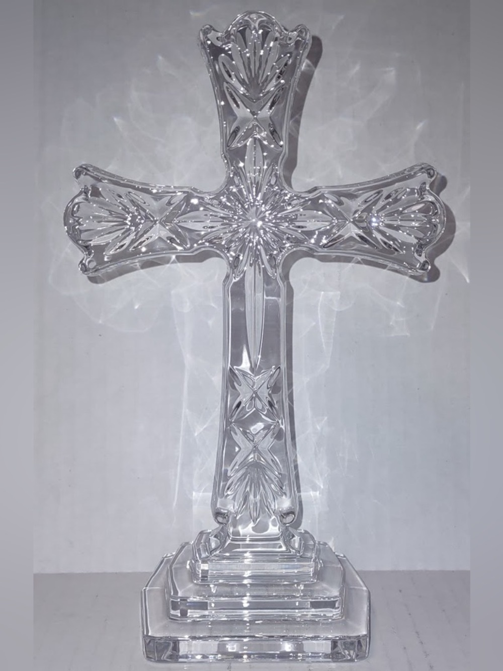 Waterford Standing Cross, 8IN, NEW